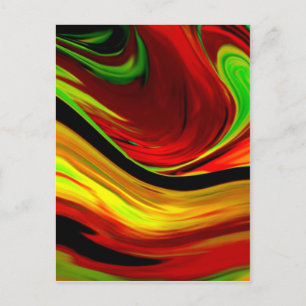 bunt ohne blau postcard