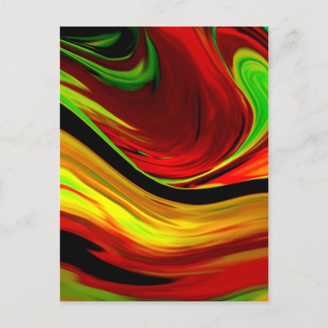 bunt ohne blau postcard (Front)