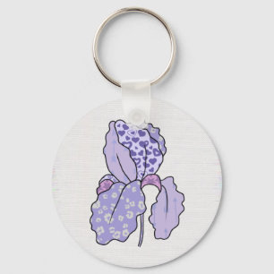 bunte Iris  Key Ring