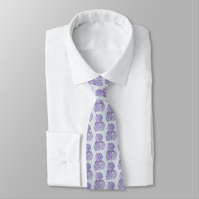 bunte iris krawatte tie (Tied)