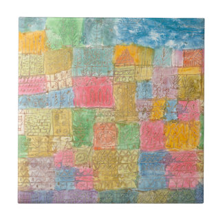 Bunte Landschaft - Paul Klee Tile