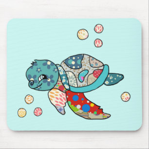 bunte Schildkröte Mouse Mat