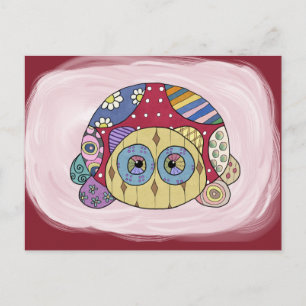 bunte Schildkröte Postcard