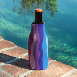 Bunte Wellen Bottle Cooler