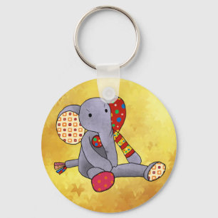 bunter Elefant key Ring
