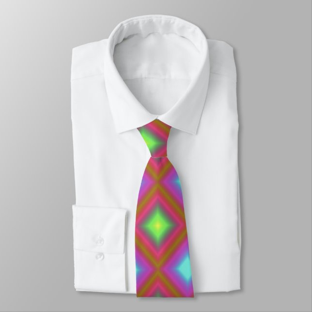 bunter Farbverlauf bunt colour gradient Krawatte Tie (Tied)