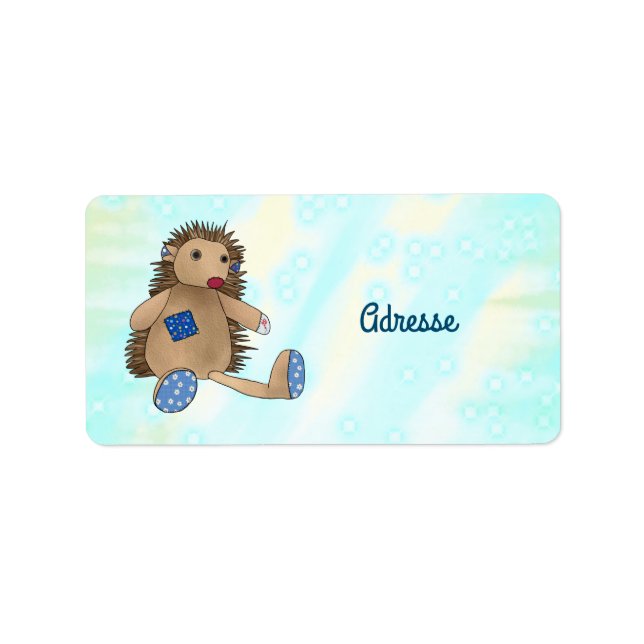 bunter Igel  Label (Front)