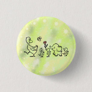 bunter Lauf 3 Cm Round Badge