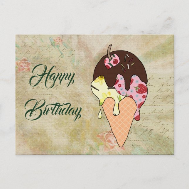 buntes Eis Postcard (Front)