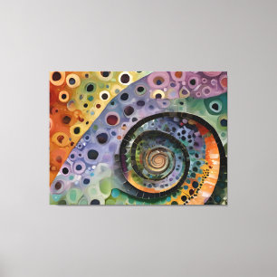 buntes Kissen Canvas Print