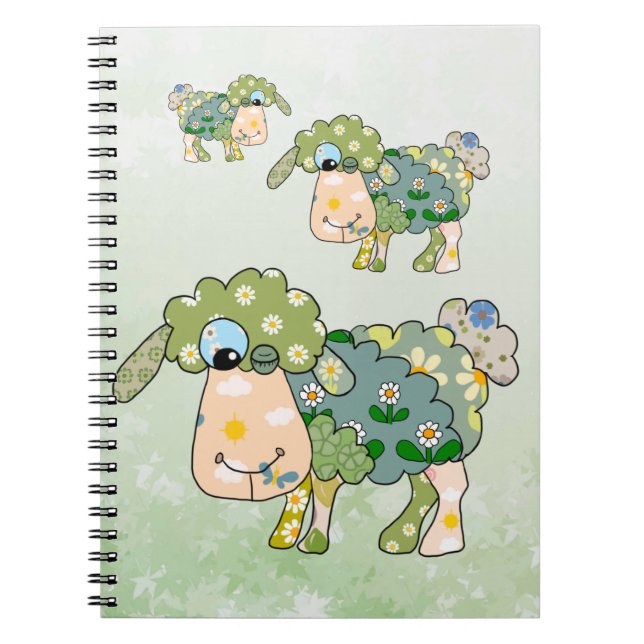 Buntes Schaf  Notebook (Front)