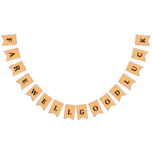 Bunting banner for Farewell party