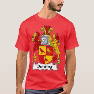 Bunting Coat of Arms Family Crest  T-Shirt