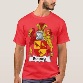 Bunting Coat of Arms Family Crest  T-Shirt