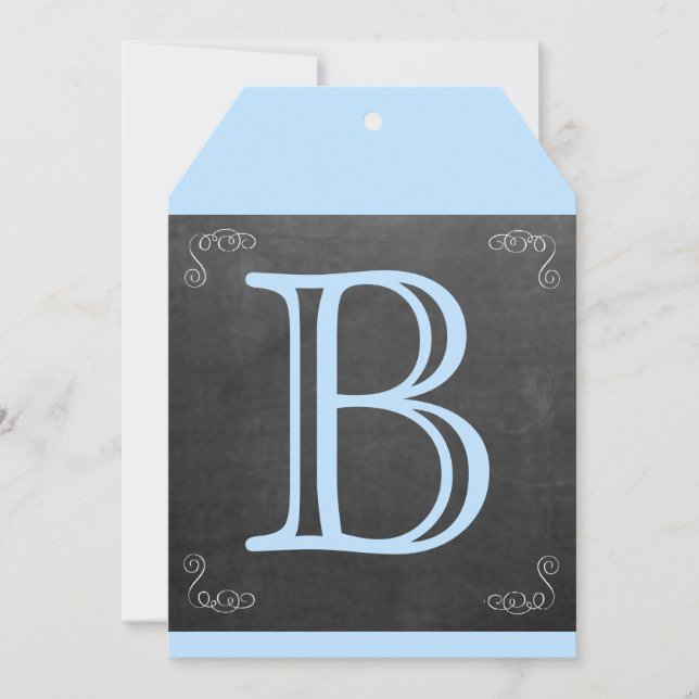 Bunting Flag Banner Chalkboard Look (Front)