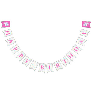 Bunting Flags Happy Birthday.