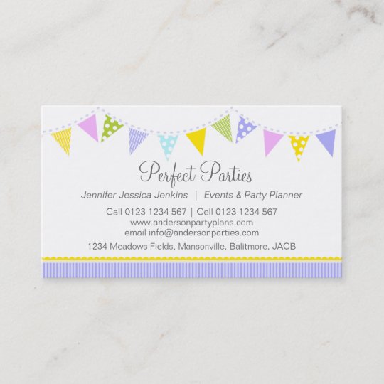 Bunting Party Event Planning Purple Business Cards Zazzle Co Uk - How To Start An Event Planning Business Uk Bunting Party Event Planning Purple Business Cards Zazzle Co Uk - How To Start An Event Planning Business Uk