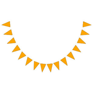 Bunting: Triangular / Flags - Orange