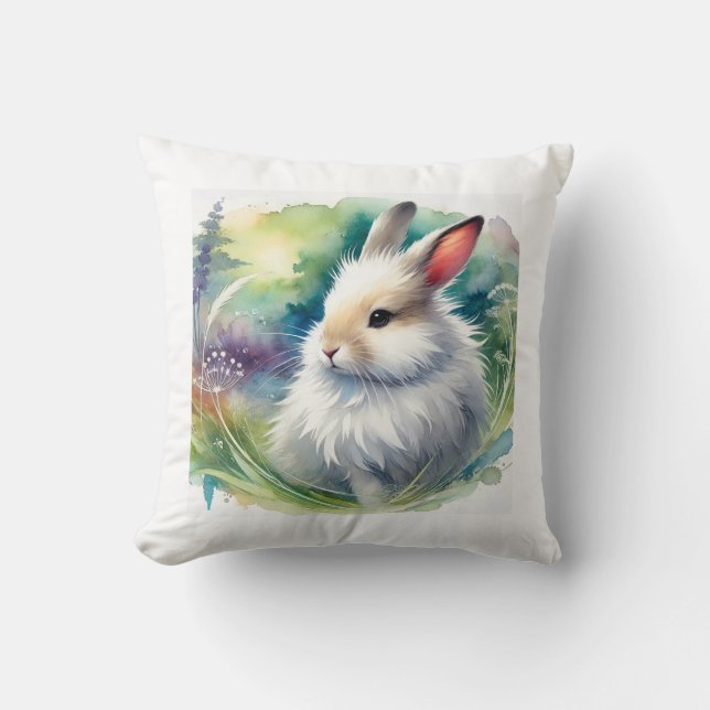 Bunyoro rabbit 270924AREF121 - Watercolor Cushion (Front)