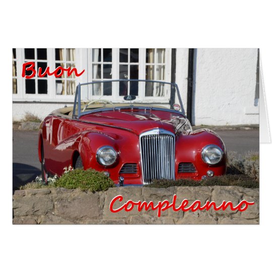 Buon Compleanno - Happy Birthday Greeting Card