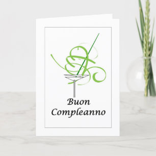 Buon Compleanno - Happy Birthday in Italian Card
