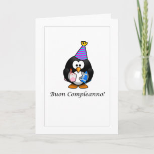 Buon Compleanno - Happy Birthday in Italian Card
