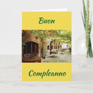 "BUON COMPLEANNO" *****ITALIAN**** BIRTHDAY CARD