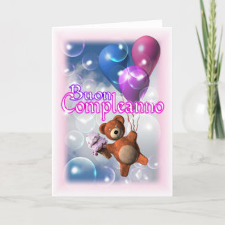 Buon Compleanno Italian Birthday card