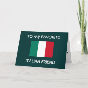 BUON COMPLEANNO ****ITALIAN FRIEND'S CARD**** CARD