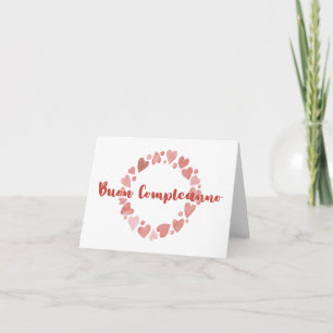 Buon compleanno, Italian Happy Birthday Card