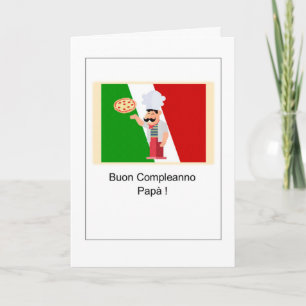 Buon Compleanno Papà - Happy Birthday in Italian Card