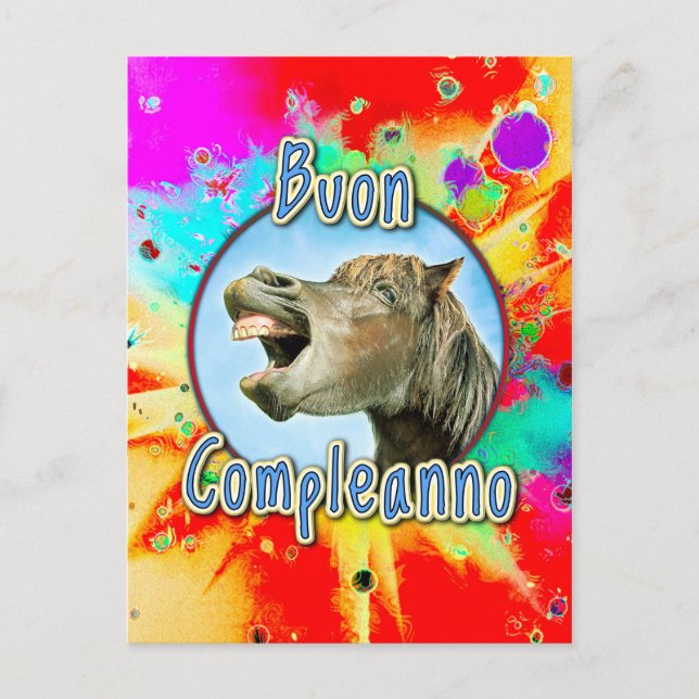 Buon Compleanno Postcard (Front)