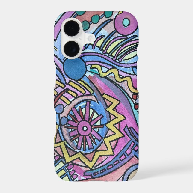 Buon Giorno-Hand Painted Abstract Art (Back)