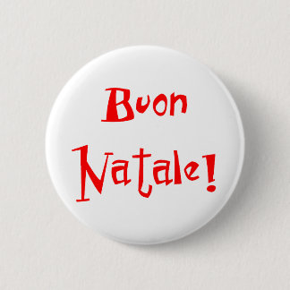 Buon Natale 6 Cm Round Badge