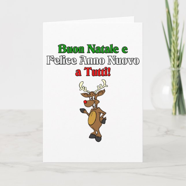 Buon Natale a Tutti Holiday Card (Front)