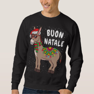 Buon Natale American Italian Xmas Funny Christmas Sweatshirt