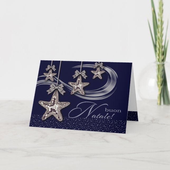 Buon Natale. Christmas Card in Italian (Front)