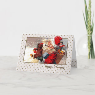 Buon Natale. Christmas Card in Italian