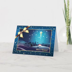 Buon Natale. Christmas Card in Italian