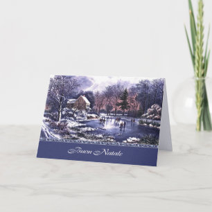 Buon Natale. Christmas Card in Italian