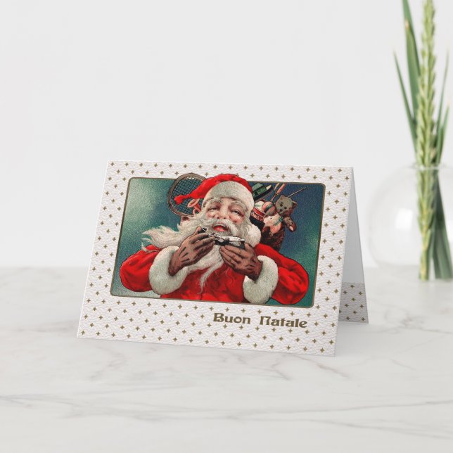 Buon Natale. Christmas Card in Italian (Front)
