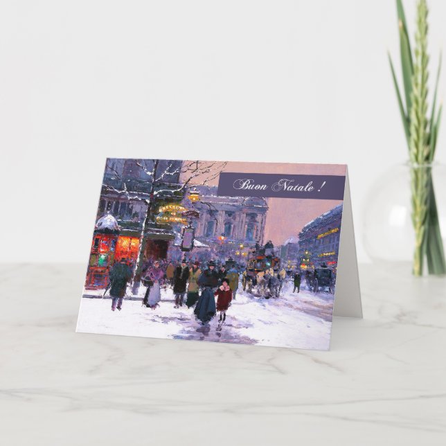 Buon Natale. Christmas Cards in Italian (Front)