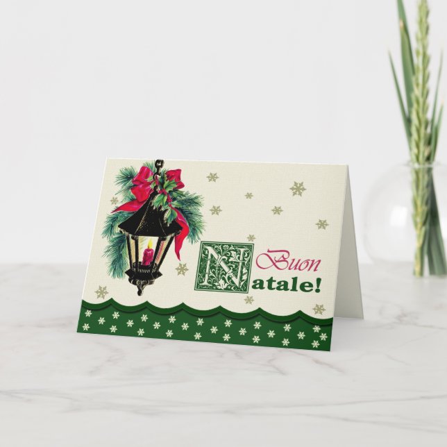 Buon Natale. Christmas Cards in Italian (Front)