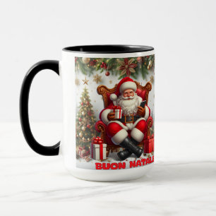 Buon Natale Christmas Santa Classic Mug