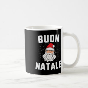 Buon natale christmasitaly italian santa babbo  coffee mug