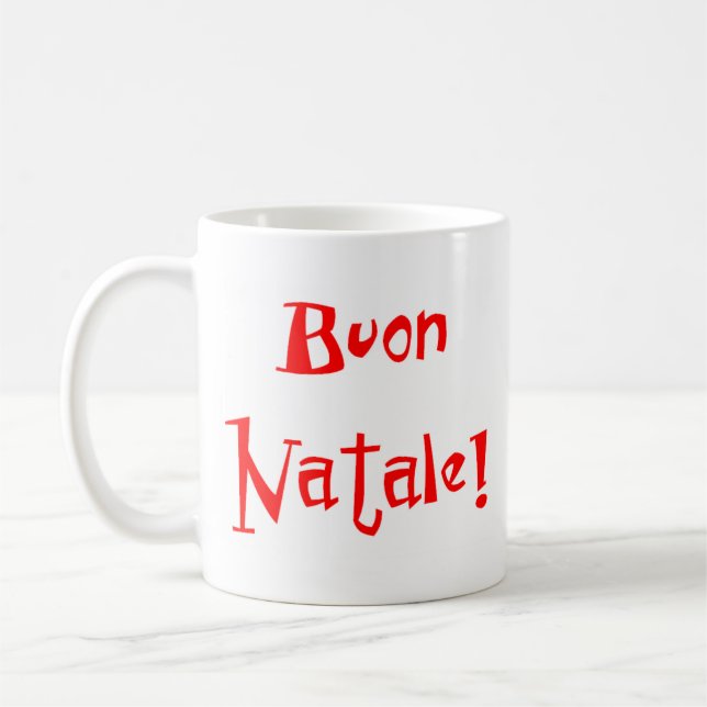 Buon Natale Coffee Mug (Left)