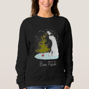 Buon Natale Cute Polar Bear Penguin Christmas Sweatshirt
