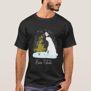 Buon Natale  Cute Polar Bear Penguin Christmas T-Shirt