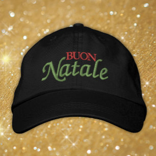 Buon Natale Embroidered Italian Christmas Hat