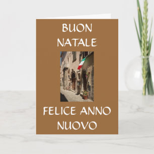BUON NATALE, FELICE ANNO NUOVO HOLIDAY CARD